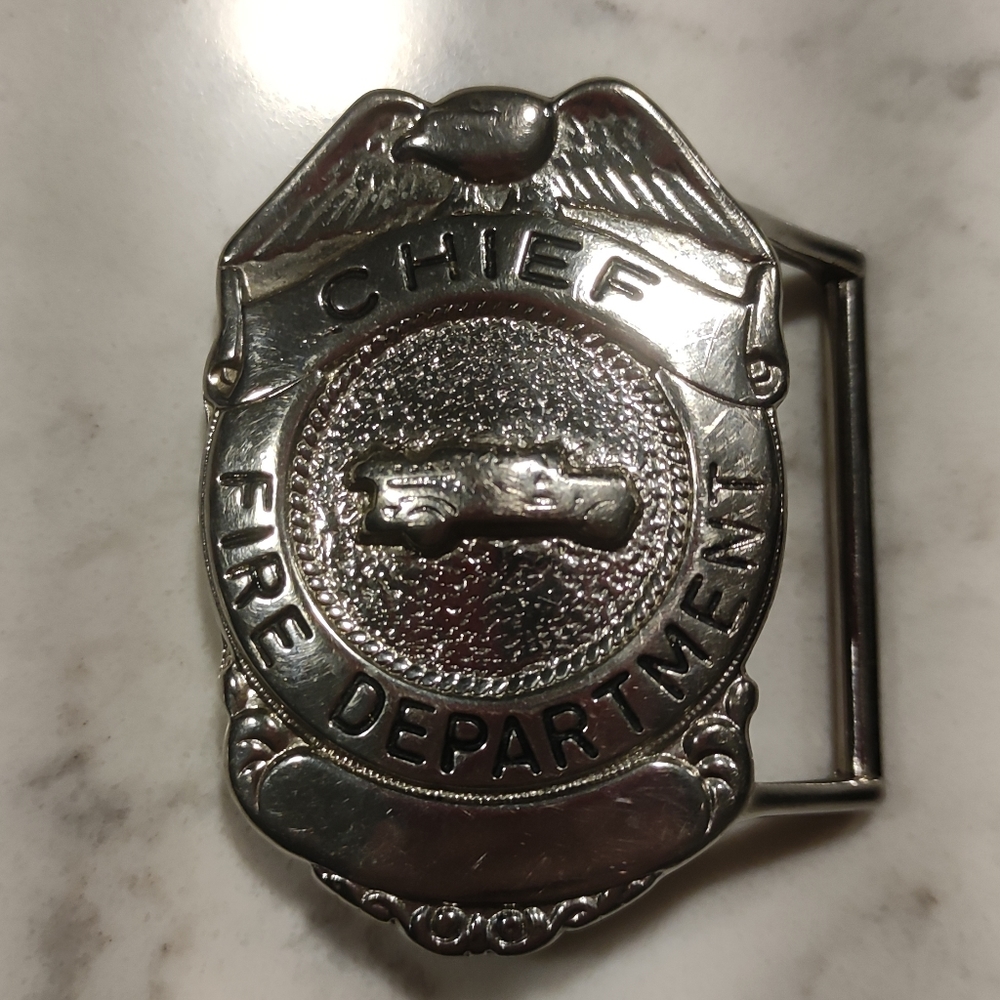 Fire chief badge